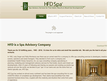 Tablet Screenshot of hfdspa.com